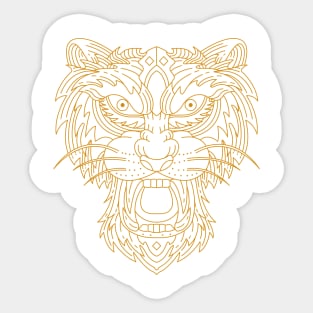 TIGER HEAD Sticker